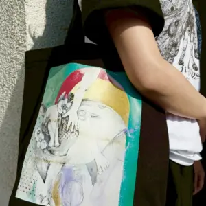 トートバッグ「夢を喰む者」tote